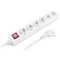 Фото - Фильтр питания REAL-EL RS-6 Protect M 1.8м White (EL122300031) | click.ua