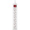 Фото - Фильтр питания REAL-EL RS-6 Protect M 1.8м White (EL122300031) | click.ua
