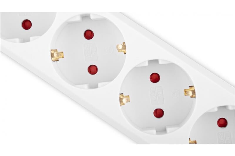 Фильтр питания REAL-EL RS-6 Protect M 3м White (EL122300033)