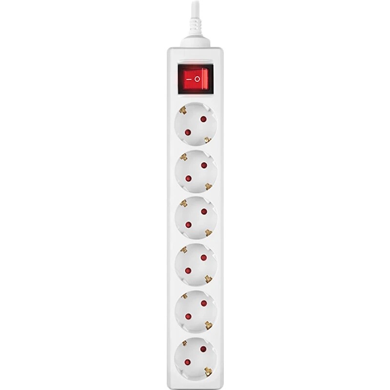 Фільтр живлення REAL-EL RS-6 Protect M 5м White (EL122300035)