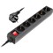 Фото - Фильтр питания REAL-EL RS-6 Protect M 5м Black (EL122300036) | click.ua