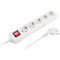 Фото - Фільтр живлення REAL-EL RS-Protect M 1.8м White (EL122300025) | click.ua