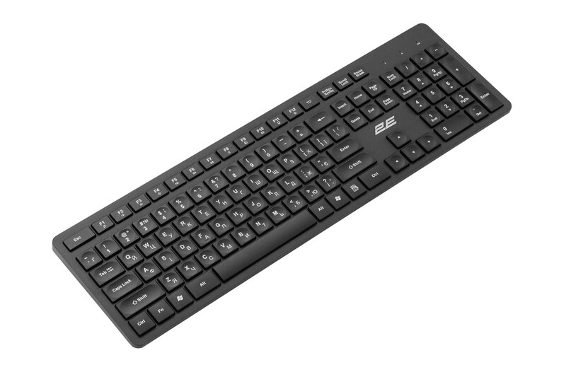 Комплект (клавіатура, мишка) бездротовий 2E MK420 (2E-MK420WB) Black