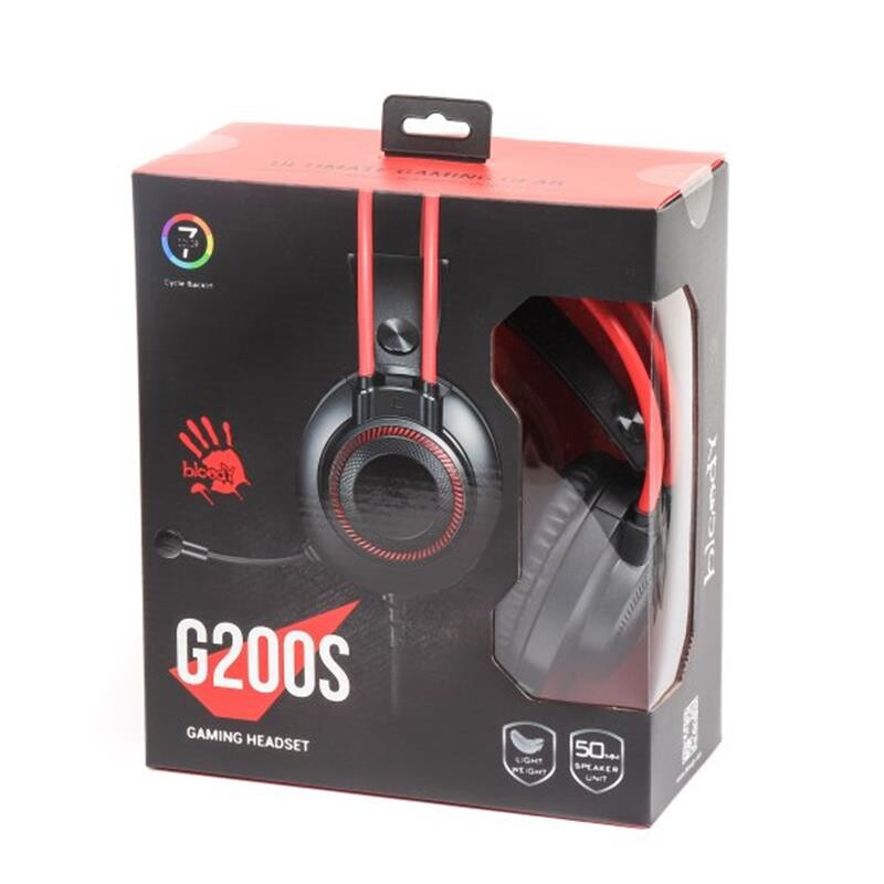 Гарнитура Bloody G200S Black/Red