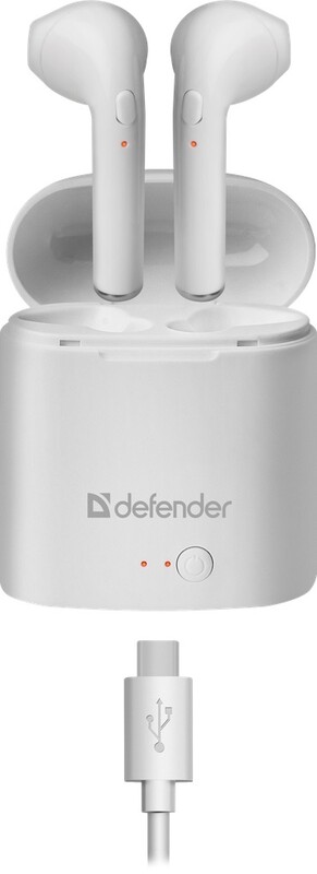 Bluetooth-гарнітура Defender Twins 630 TWS White (63630)