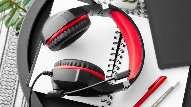 Гарнитура REAL-EL GDX-7575 Black/Red