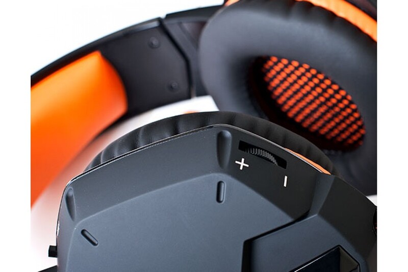 Гарнітура REAL-EL GDX-7700 Black/Orange
