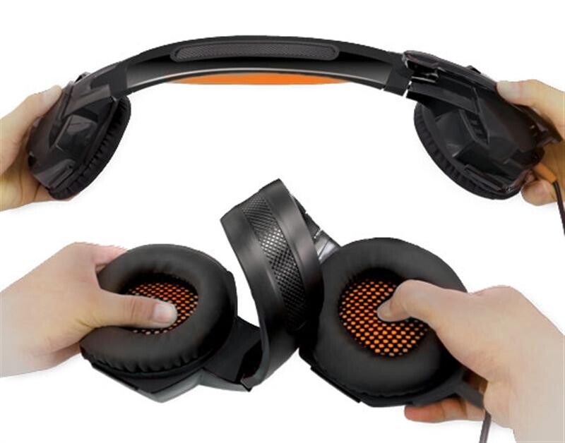 Гарнітура REAL-EL GDX-7700 Black/Orange