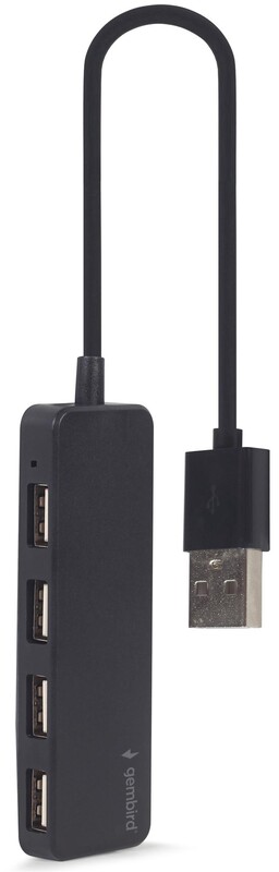 USB-хаб Gembird 4 ports Black (UHB-U2P4-06)