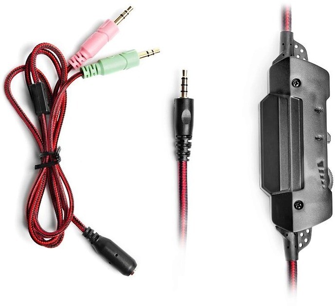 Гарнитура REAL-EL GDX-7600 Black/Red