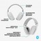 Фото - Bluetooth-гарнітура Logitech Zone Vibe 100 Wireless Off-White (981-001219) | click.ua