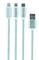 Фото - Кабель Cablexpert USB - Lightning + micro USB + USB Type-C (M/M), 1 м, серебристый (CC-USB2-AM31-1M-S) | click.ua