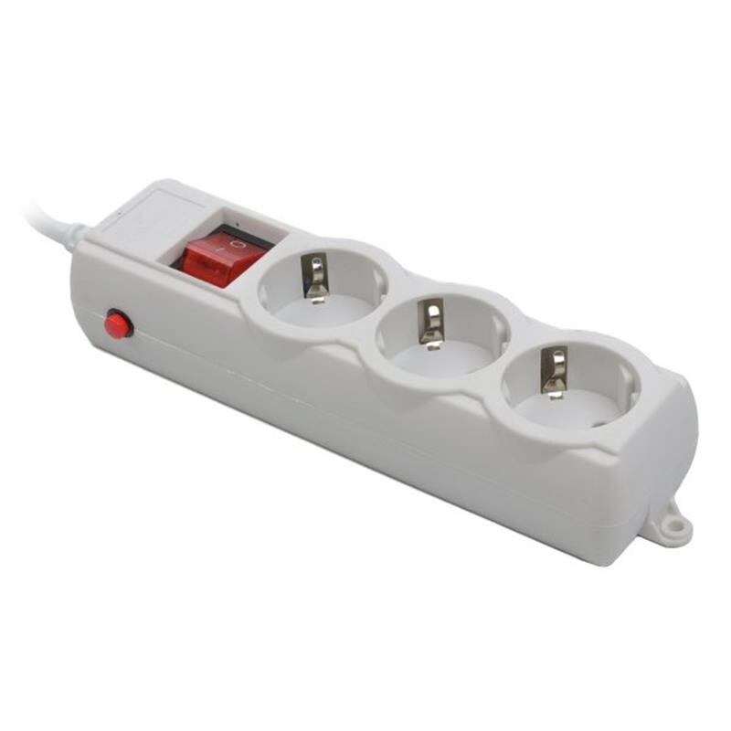Фильтр питания Gembird Pro (SPG3-G-15G-PRO) 3 розетки, 4.5м, серый
