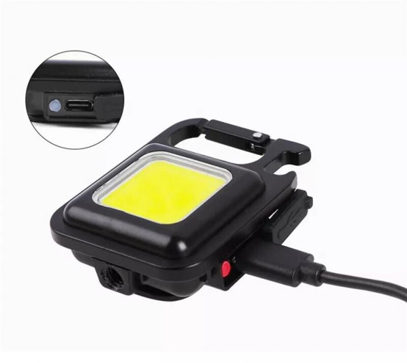 Ліхтар акумуляторний брелок з магнітом XoKo Mini COB 500 lum Чорний (XK-Mini COB)