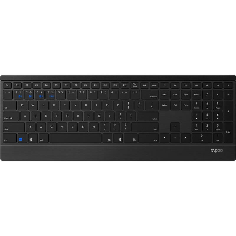 Клавіатура бездротова Rapoo E9500M Wireless Black