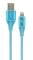 Фото - Кабель Cablexpert USB - Lightning (M/M), преміум, 2 м, блакитний (CC-USB2B-AMLM-2M-VW) | click.ua