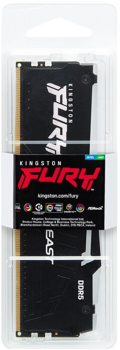 Модуль памяти DDR5 32GB/5200 Kingston Fury Beast RGB Black (KF552C40BBA-32)