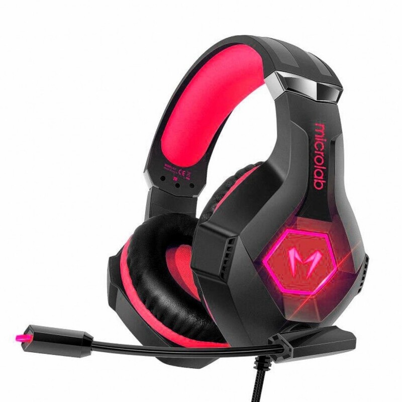 Гарнитура Microlab G7 Black/Red