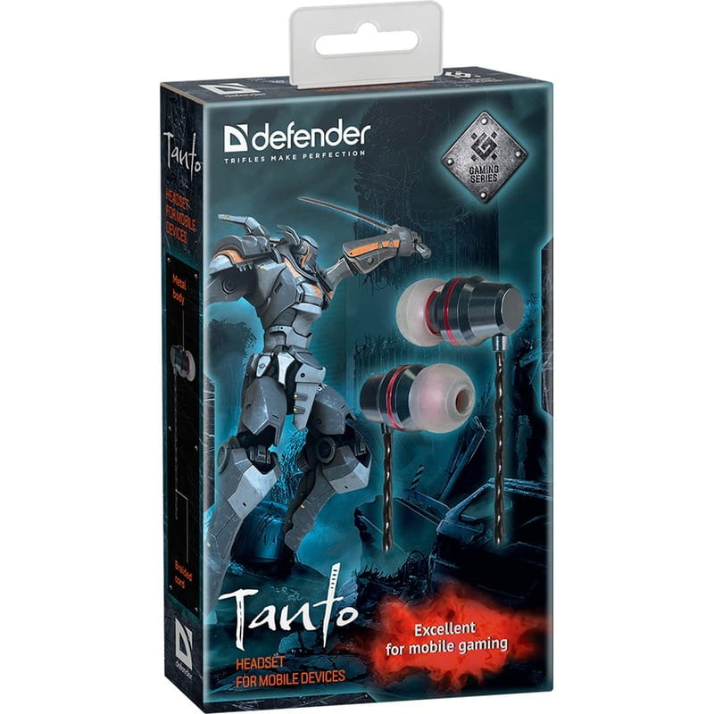 Гарнітура Defender Tanto Black/Grey (64451)