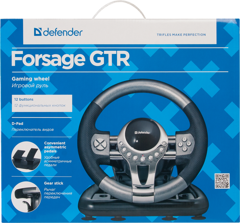 Кермо Defender Forsage (64367) Black USB