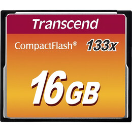 Карта памяти CompactFlash  16GB Transcend 133X (TS16GCF133)