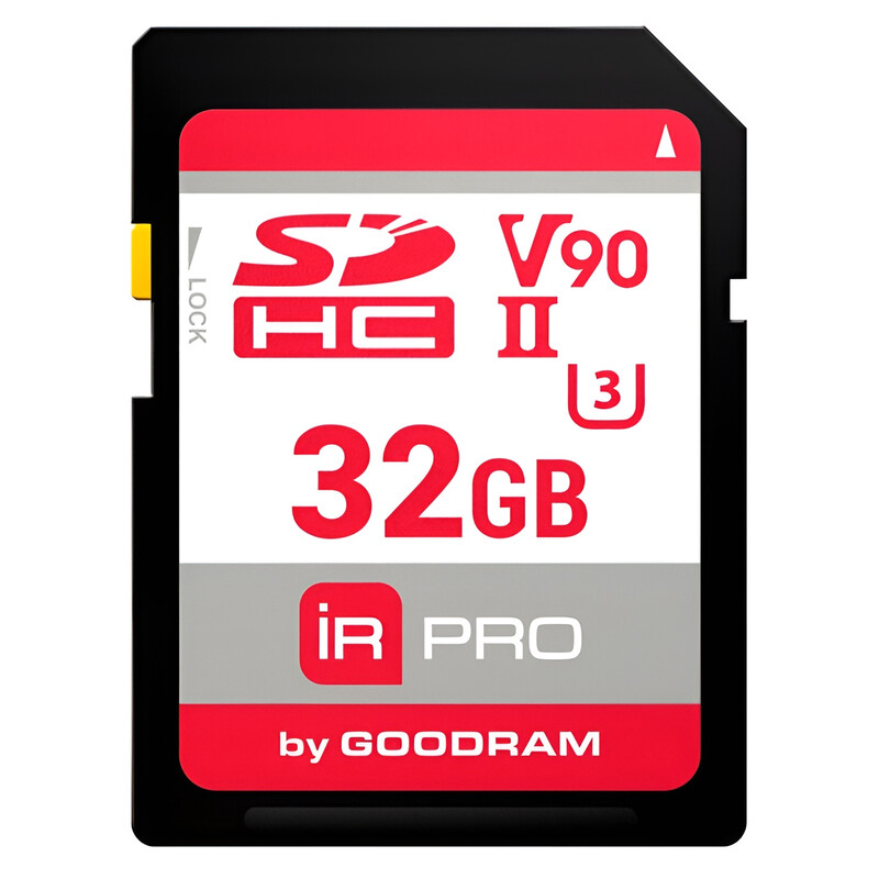 Карта пам`ятi SDHC 32GB UHS-II/U3 Goodram IRDM PRO R280/W95MB/s (IRP-S9B0-0320R11)