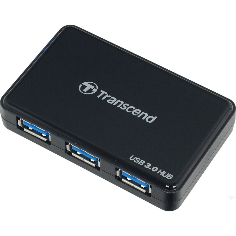 Концентратор USB3.0 Transcend TS-HUB3K Black 4хUSB3.0