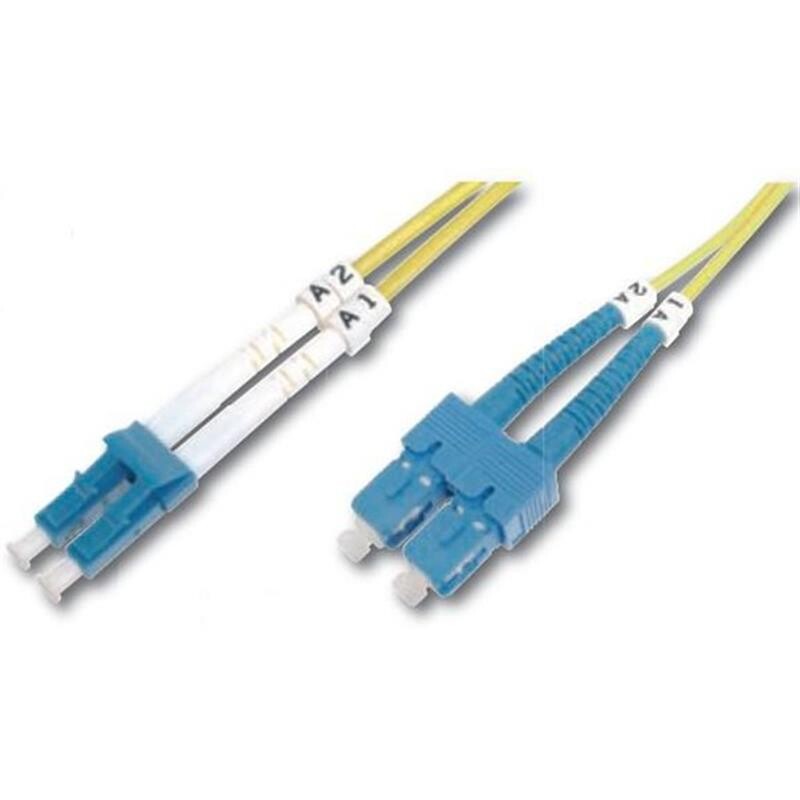 Патч-корд оптичний Digitus (DK-2932-02) LC/UPC-SC/UPC, 9/125, OS2, duplex, 2 м