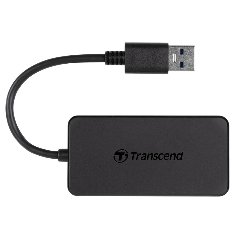 Концентратор USB3.0 Transcend HUB2 (TS-HUB2K) Black 4хUSB3.0