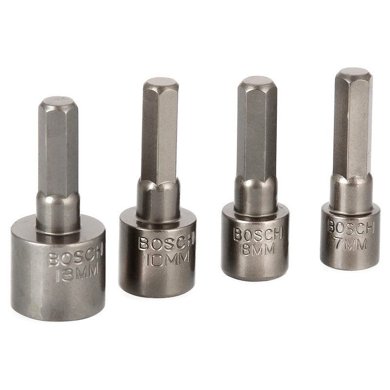 Набор насадок торцевых Bosch 1/4 (2609255904)