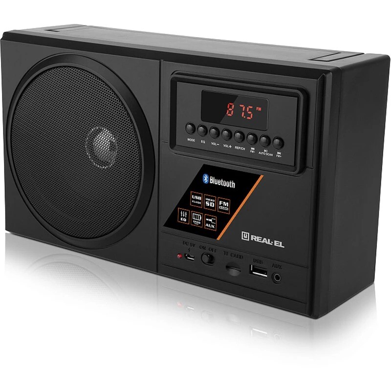 Радіоприймач REAL-EL X-700 Black