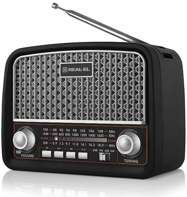 Радиоприемник REAL-EL X-520 Black
