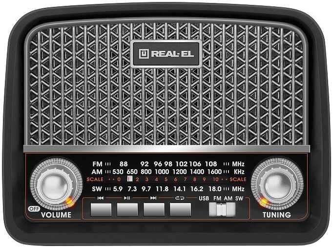 Радиоприемник REAL-EL X-520 Black