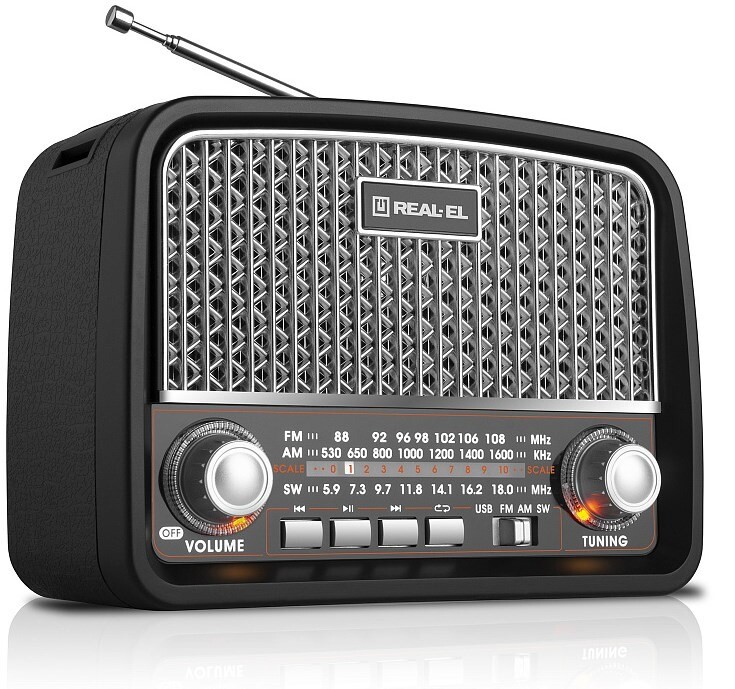 Радиоприемник REAL-EL X-520 Black