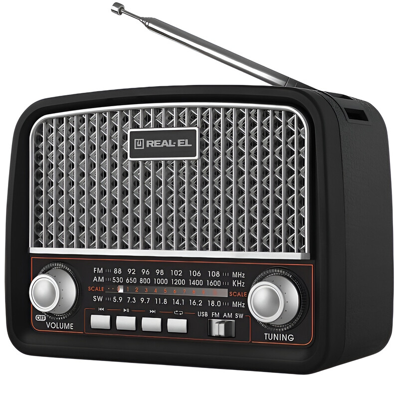 Радиоприемник REAL-EL X-520 Black
