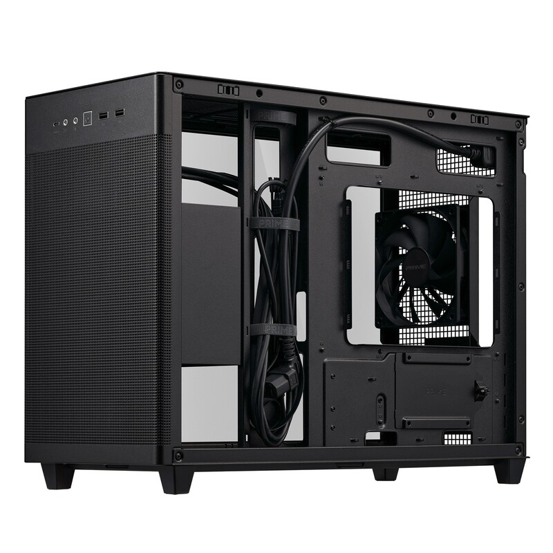 Корпус Asus Prime AP201 Black Tempered Glass без БЖ (90DC00G0-B39010)