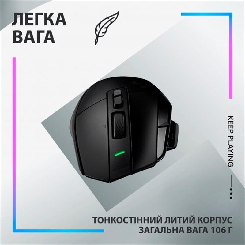 Миша бездротова Logitech G502 X Plus Black (910-006162)