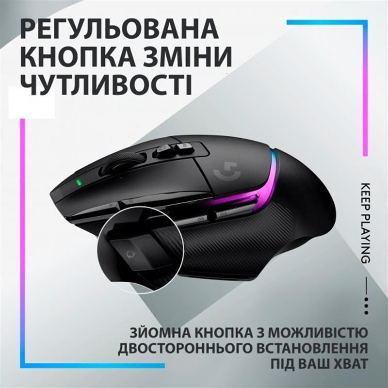 Миша бездротова Logitech G502 X Plus Black (910-006162)