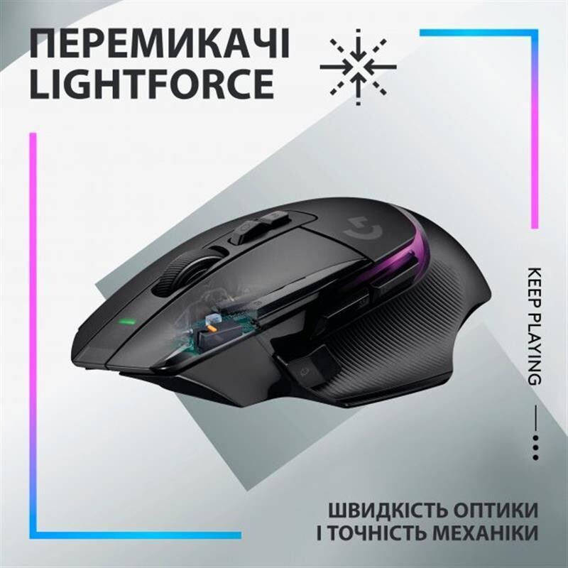 Миша бездротова Logitech G502 X Plus Black (910-006162)