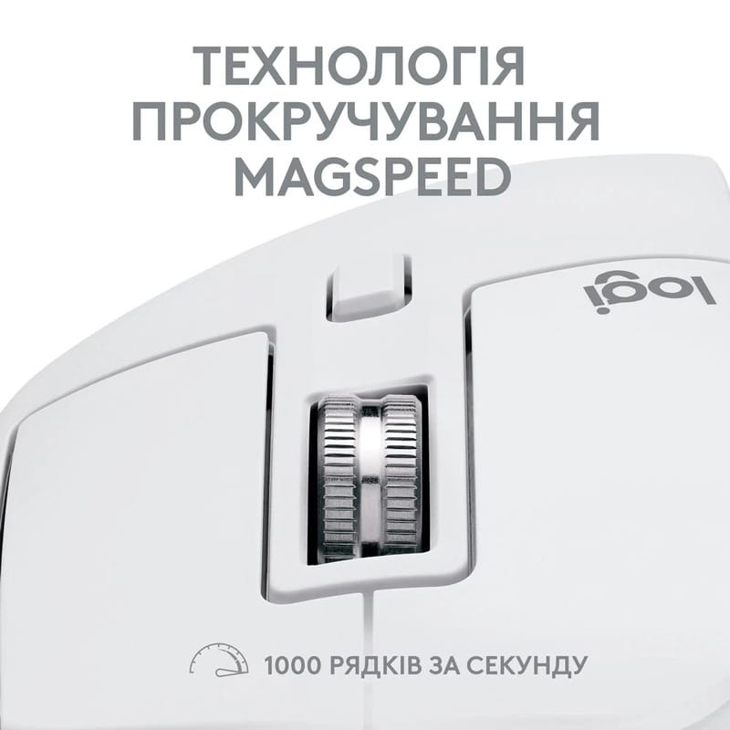 Миша бездротова Logitech MX Master 3S For Mac Pale Grey (910-006572)