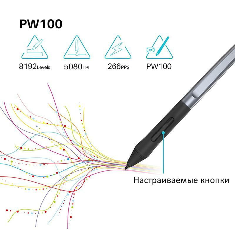 Графический планшет Huion HS64 + перчатка
