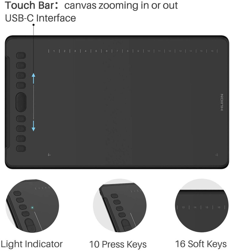 Графічний планшет Huion H1161 + рукавичка