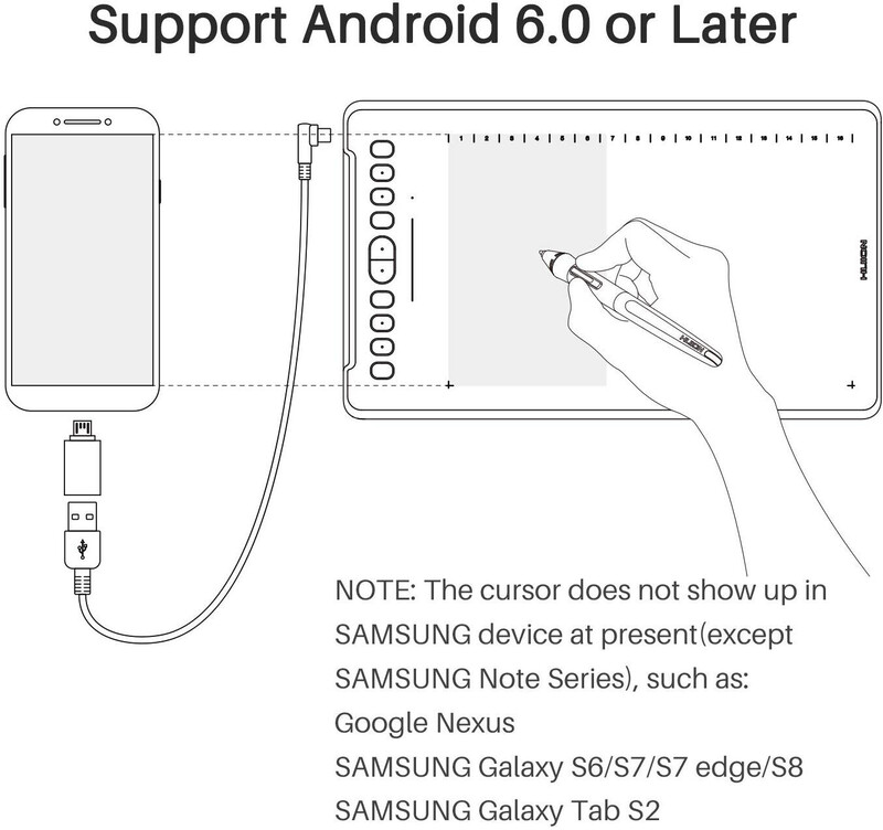 Графічний планшет Huion H1161 + рукавичка