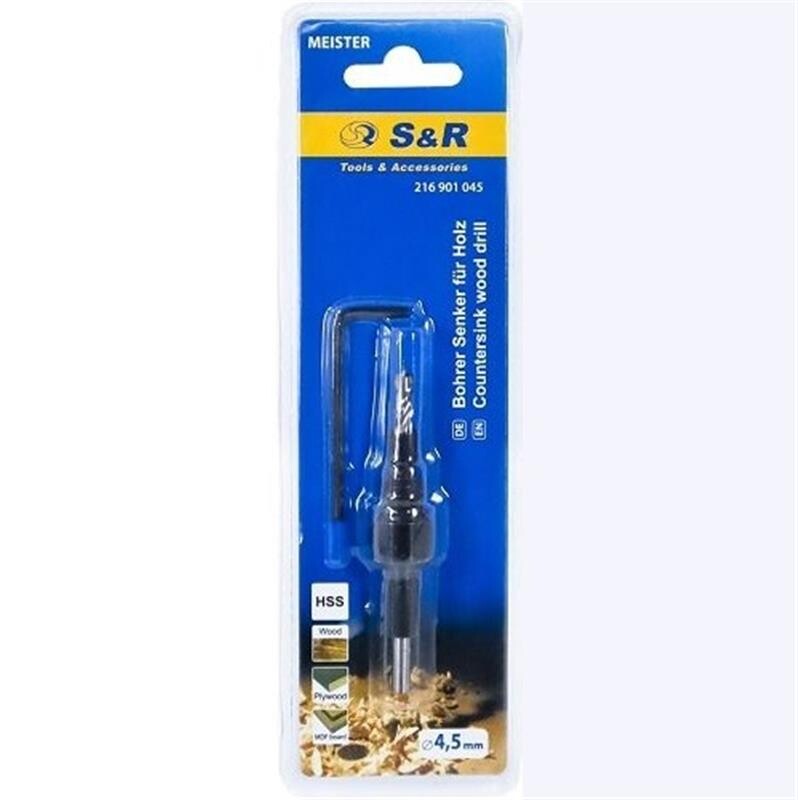 Свердло S&R Meister під конфірмат 4.5 мм (216901045)
