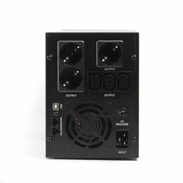ИБП EnerGenie EG-UPS-036 3000VA, Line Int., AVR, 3xIEC+3xSchuko, USB, LCD, RJ11