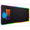 Фото - Килимок для миші з бездротовим зарядним пристроєм Choetech (T543-F) RGB Illuminated 15W Wireless Charging Mouse Pad | click.ua