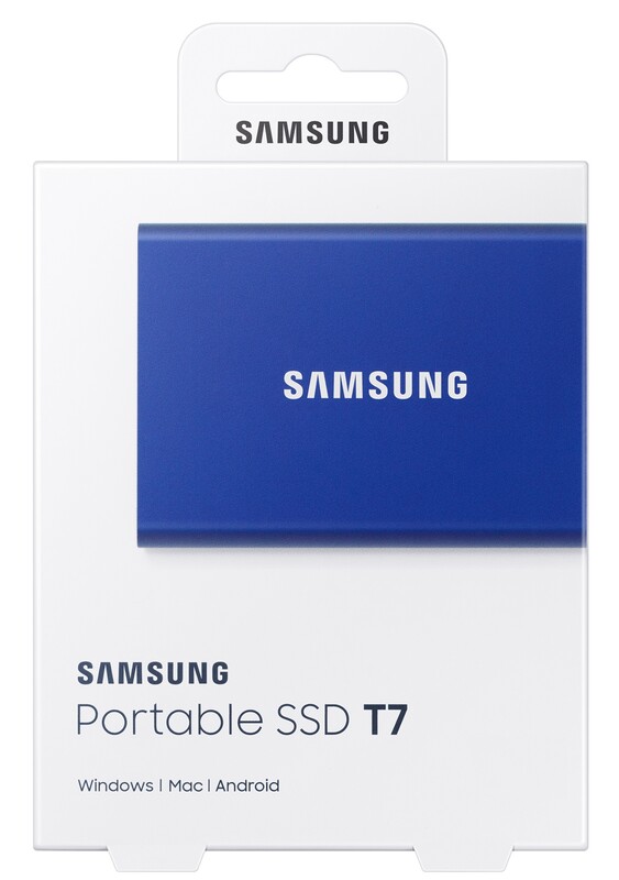 Накопичувач зовнішній SSD 1TB Samsung T7 Indigo Blue (MU-PC1T0H/WW)