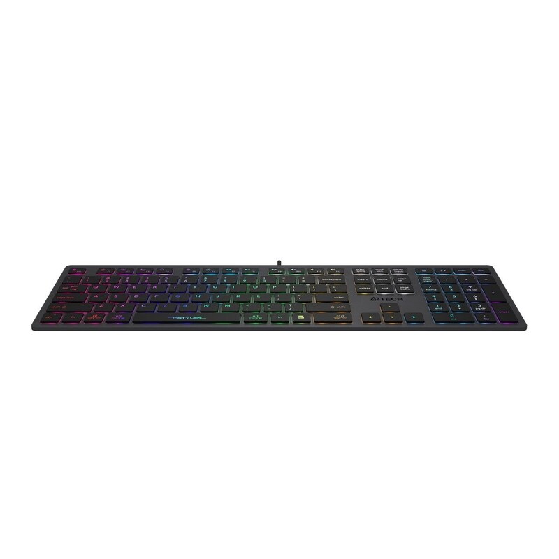 Клавиатура A4Tech Fstyler FX60H Grey Neon Backlit