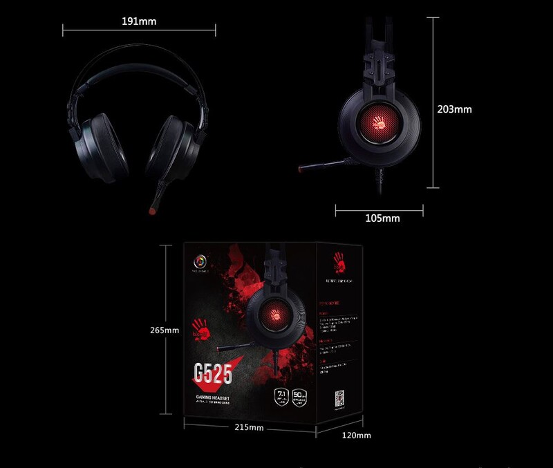 Гарнітура Bloody G525 Black