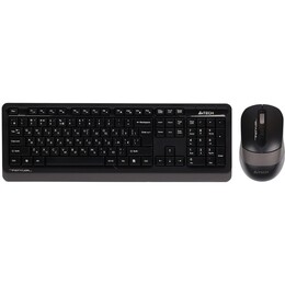 Комплект (клавіатура, миша) бездротовий A4Tech FG1010S Black/Grey